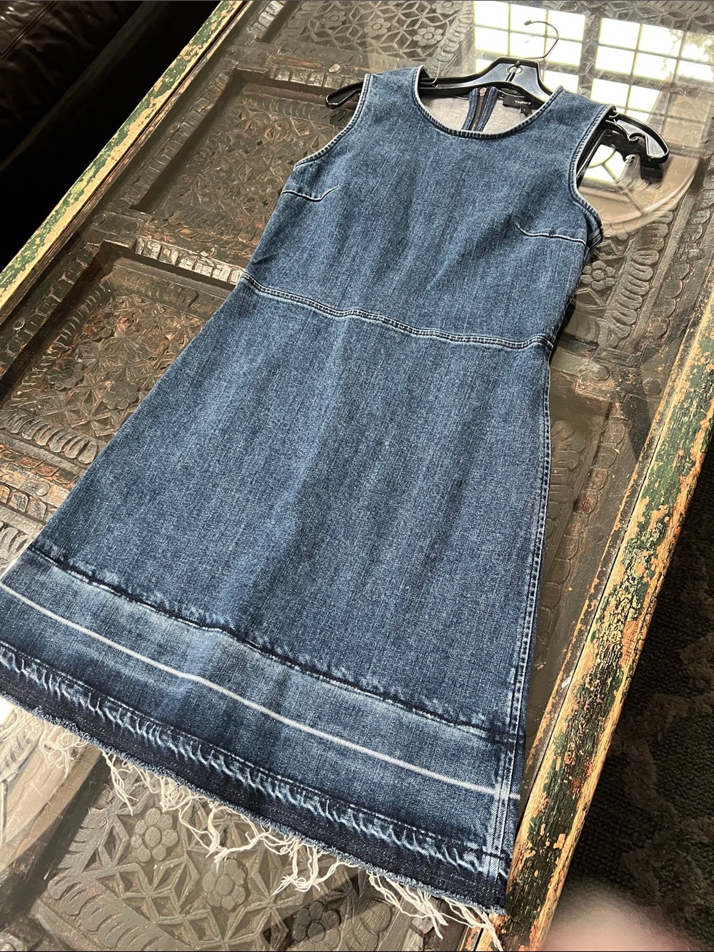 Theory Raneid D Denim Dress Mini Dress Blue Size 4